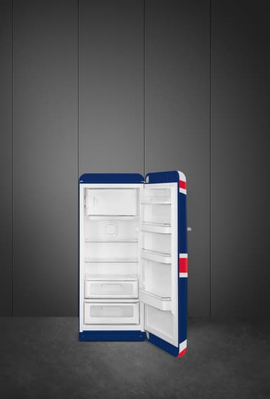 Smeg 50 s style Kylskåp med frysfack FAB28RDUJ5 (Union Jack)