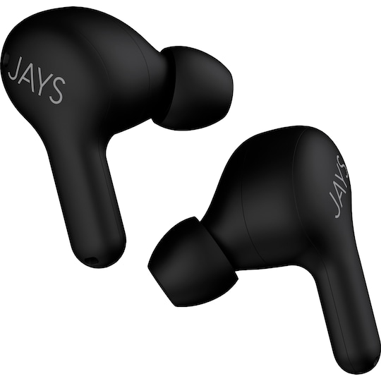 Jays t-Seven True Wireless in ear-hörlurar (svarta)