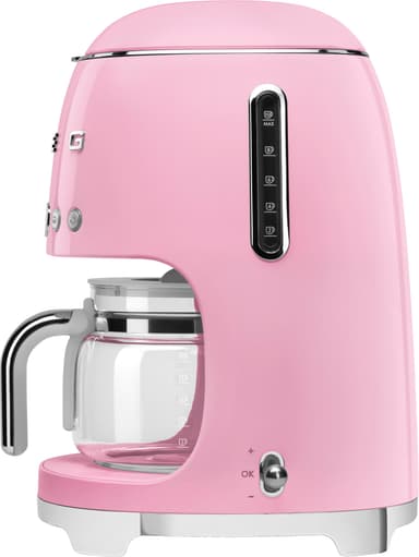 Smeg 50’s Style kaffebryggare DCF02PKEU (rosa)