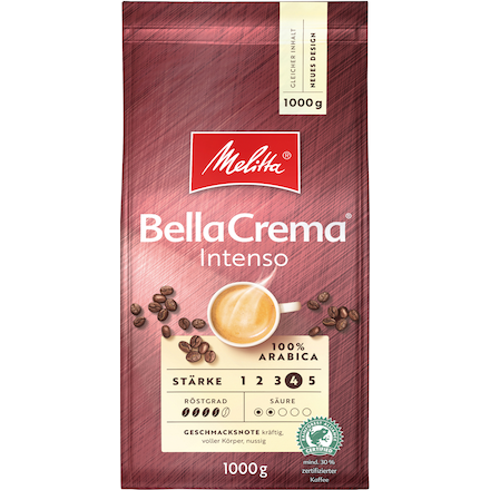 Melitta Bella Crema Intenso kaffebönor MEL974