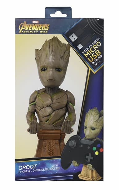 Cable Guys Marvel smartphone/kontroller hållare figur (toddler Groot)