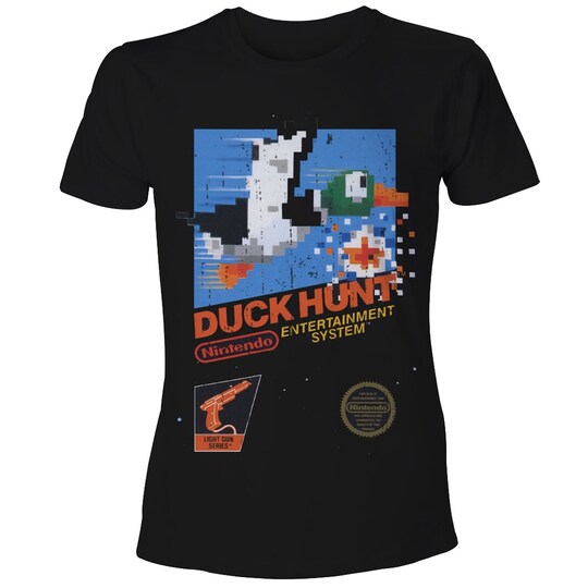 T-shirt Nintendo - Duck Hunt NES svart (S)