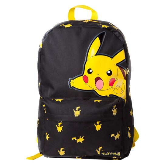 Pokemon stor Pikachu ryggsäck (svart)