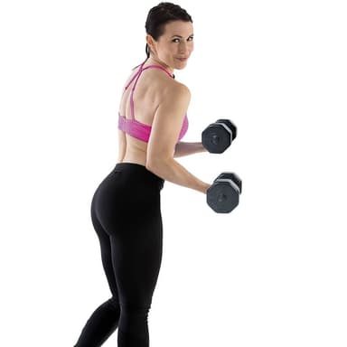 Gymstick Vinyl Dumbbells, Hantelset 2 x 5 kg