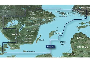 Garmin Sverige, Sydöst Garmin VEU046R - BlueChart g3 Vision mSD/SD