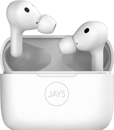 Jays t-Seven True Wireless in ear-hörlurar (vita)