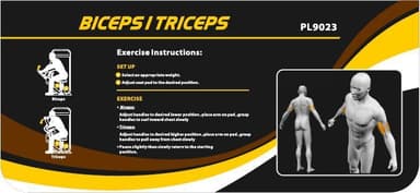 Impulse Biceps / Triceps, Styrkemaskin Armar