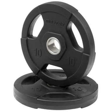 Master Fitness Gummiklädd Skiva Deluxe, Viktskivor gummerade 5 kg
