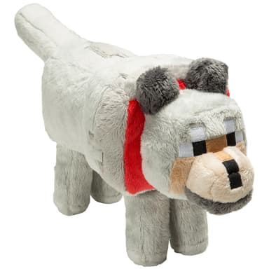 Minecraft mjukisdjur wolf 15"