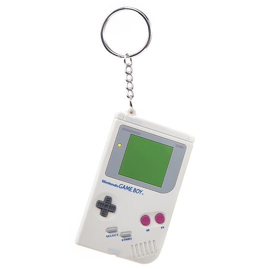 Nyckelkedja Nintendo - GameBoy Classic gummi (grå)