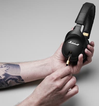 Marshall Monitor around-ear hörlurar (svart)