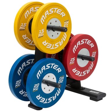 Master Fitness Viktträd 50 mm - 6 Pinnar, Ställning viktskivor
