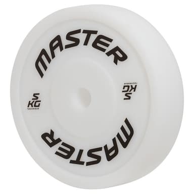 Master Fitness Technique Plate, Viktskiva Gummerad 5 kg