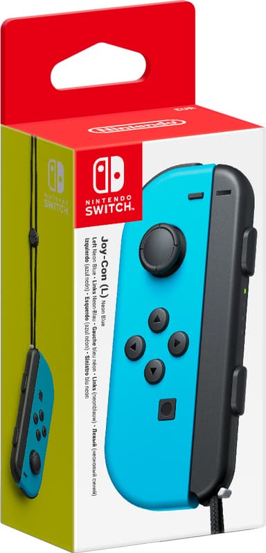 umoral Overdreven synder Nintendo Switch Joy-Con kontroll (blå) - Elgiganten