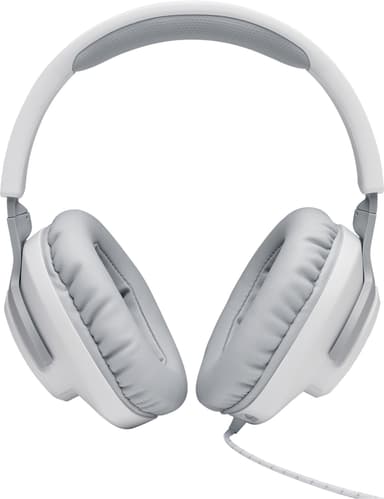 JBL Quantum 100 headset för gaming (vit)