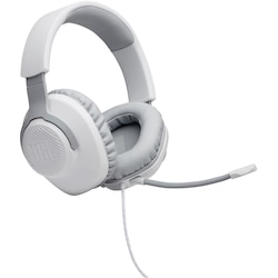 JBL Quantum 100 headset för gaming (vit)