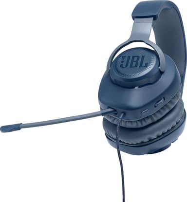JBL Quantum 100 headset för gaming (blå)