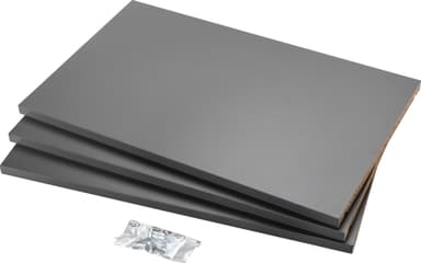 Epoq Standard hörnhylla 80x35 cm 3st (grafit)