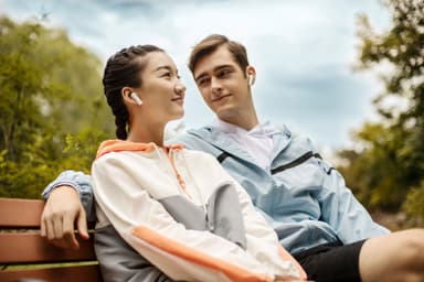 Xiaomi Mi True Wireless hörlurar 2S (vita)