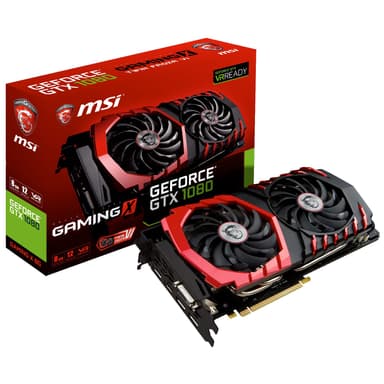 MSI GeForce GTX 1080 Gaming X 8G Grafikkort