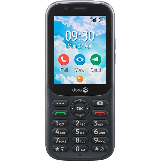 Doro 731X mobiltelefon (grafit)