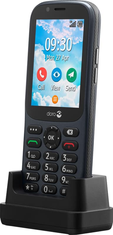 Doro 731X mobiltelefon (grafit)