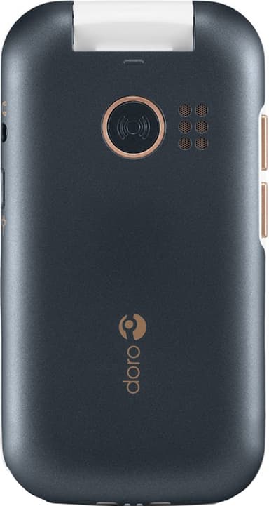 Doro 7081 mobiltelefon (grafit/vit)