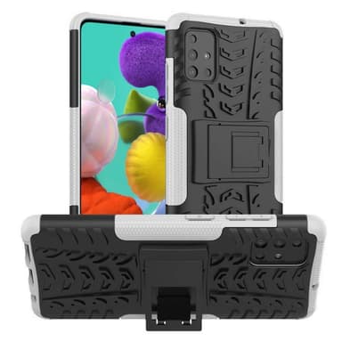 Stöttåligt skal med ställ Samsung Galaxy A51 (SM-A515F)  - Vit