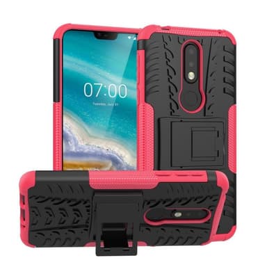 Stöttåligt skal med ställ Nokia 7.1 2018 (TA-1095)  - Rosa