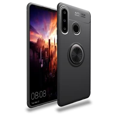 Slim Ring Case Huawei P30 Lite (MAR-LX1)  - Svart