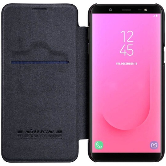 Nillkin Qin FlipCover Samsung Galaxy J8 2018 (SM-J800F)  - Svart