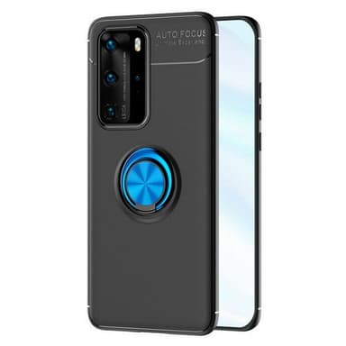Slim Ring Case Huawei P40 Pro (ELS-AN00)  - Svart/Blå