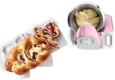 Bosch MUM5 CreationLine köksmaskin (rosa/silver)