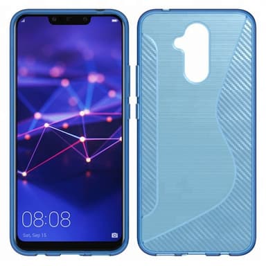 S Line silikon skal Huawei Mate 20 Lite (SNE-LX1)  - Blå