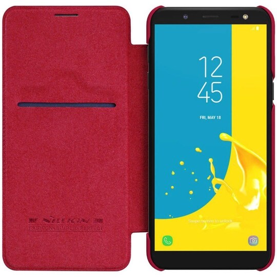 Nillkin Qin FlipCover Samsung Galaxy J6 2018 (SM-J600F)  - Röd