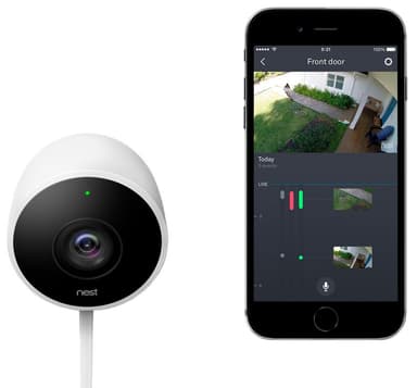 Google Nest Cam Outdoor säkerhetskamera