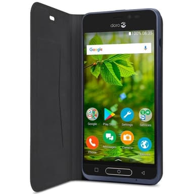 Doro 8035 Smart Magnet FlipCover - Svart