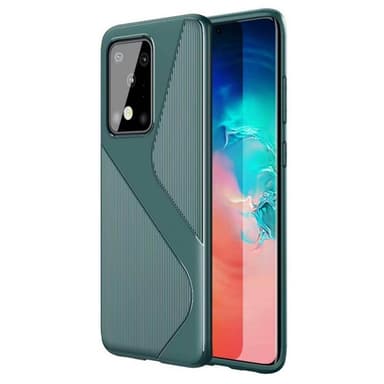 S-Case silikon skal Samsung Galaxy S20 Ultra (SM-G988F)  - Grön