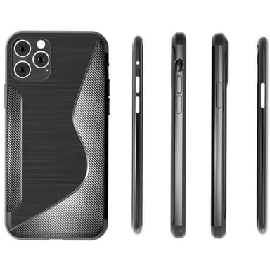 S Line silikon skal Apple iPhone 11 Pro (5.8") - Svart