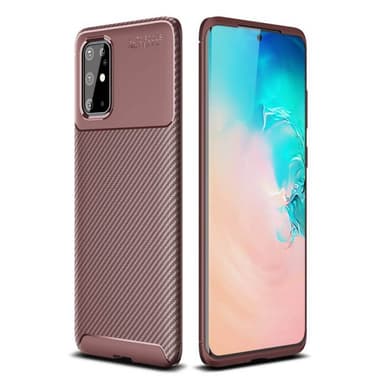 Carbon silikon skal Samsung Galaxy S20 Plus (SM-G986F)  - Brun