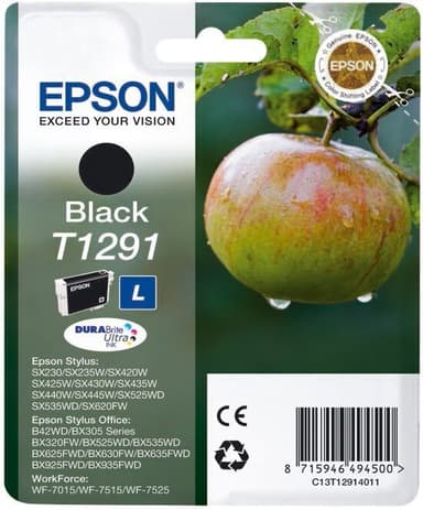 Epson Bläckpatron T1291 DuraBrite Ultra Svart