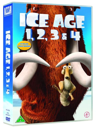 Ice Age 1-4 Samlingsbox (DVD)