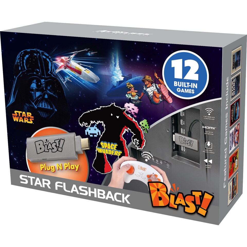 elgiganten.se | AtGames Star Flashback Blast! spelkonsol