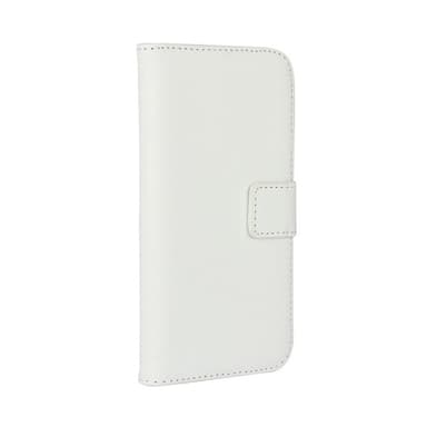 Plånboksfodral Äkta Skinn Samsung Note 9 - Vit