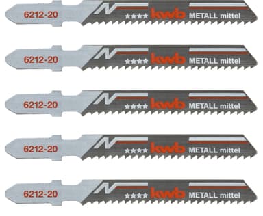 Sticksågblad, metall, medium, 5 st.