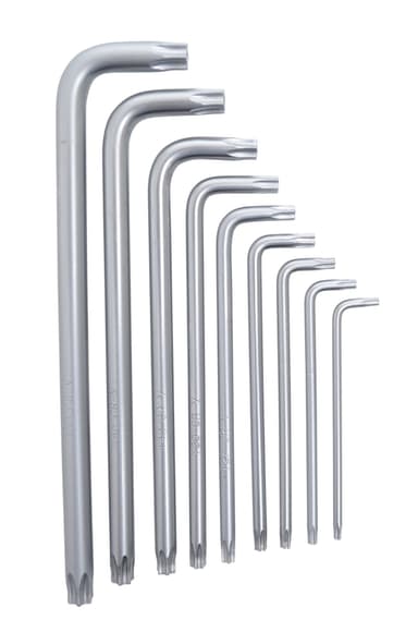 Torx nyckelsats 9 delar – CR.V-stål