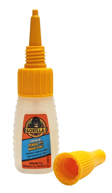 Gorilla Glue superlim med pensel och munstycke 12 g