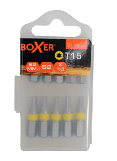 Bits TORX 15 – 10 st. i ask S2-stål