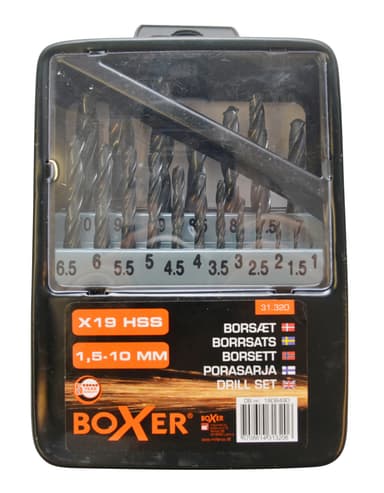 Borrsats HSS - 19 delar