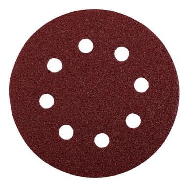Sliprondell, 6PEX, Ø125 mm, korn 80, på SB-kort